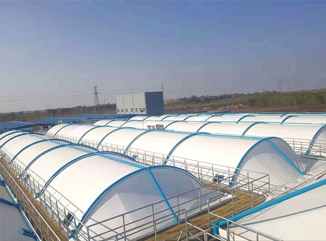 膜結構污水池蓋